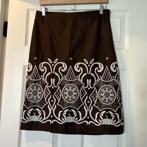 LOFT Brown skirt, size 6